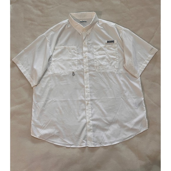 Columbia Other - Columbia PFG Men's White Short Sleeve Fishing Shirt Performance Gear XXL
NWOT